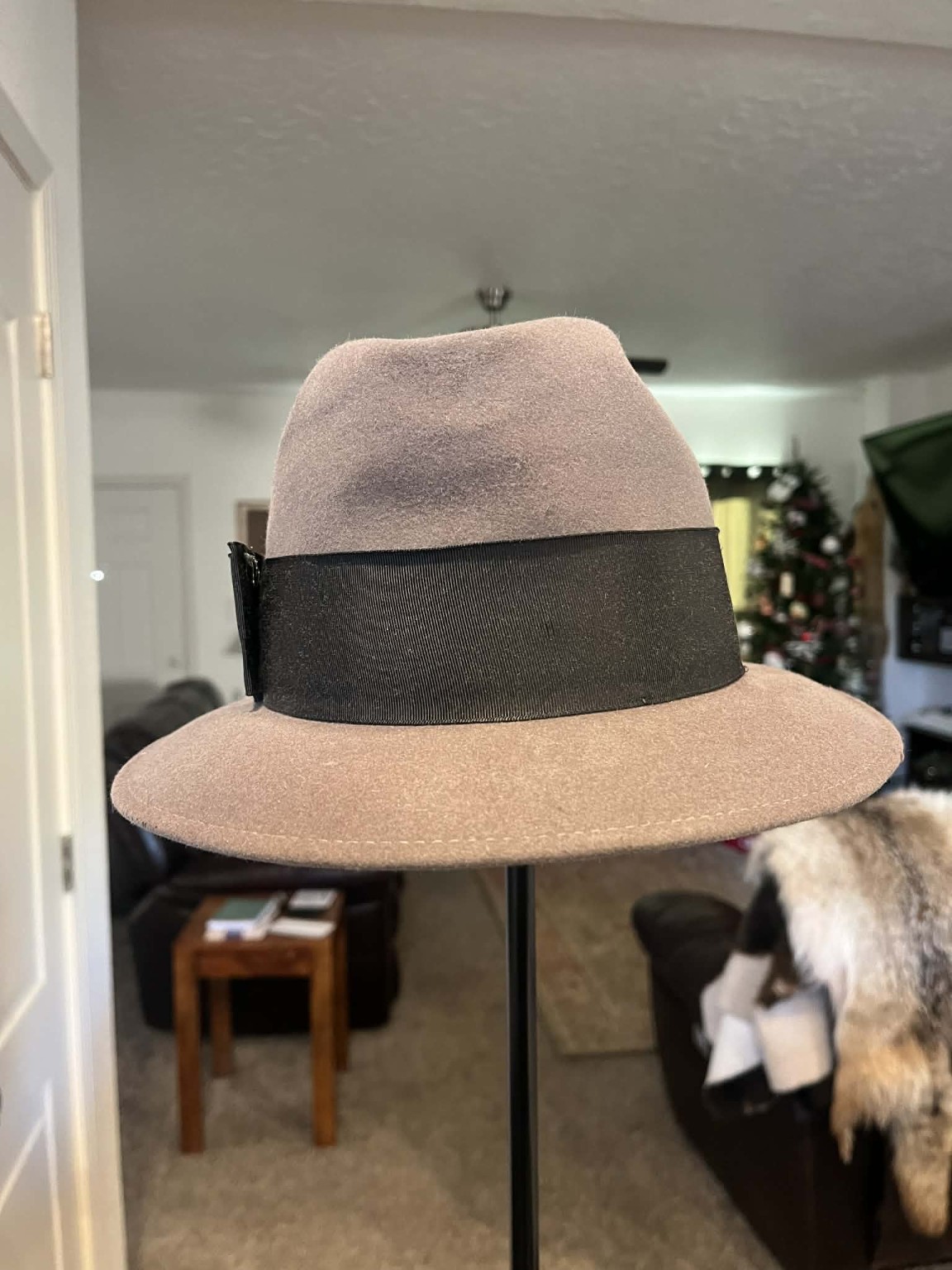 Fedora bow detail
