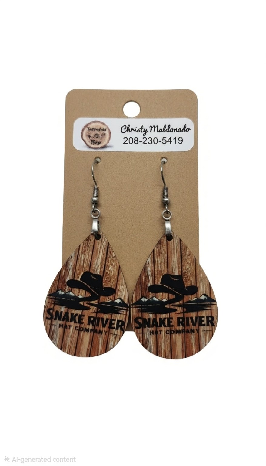 Logo earrings