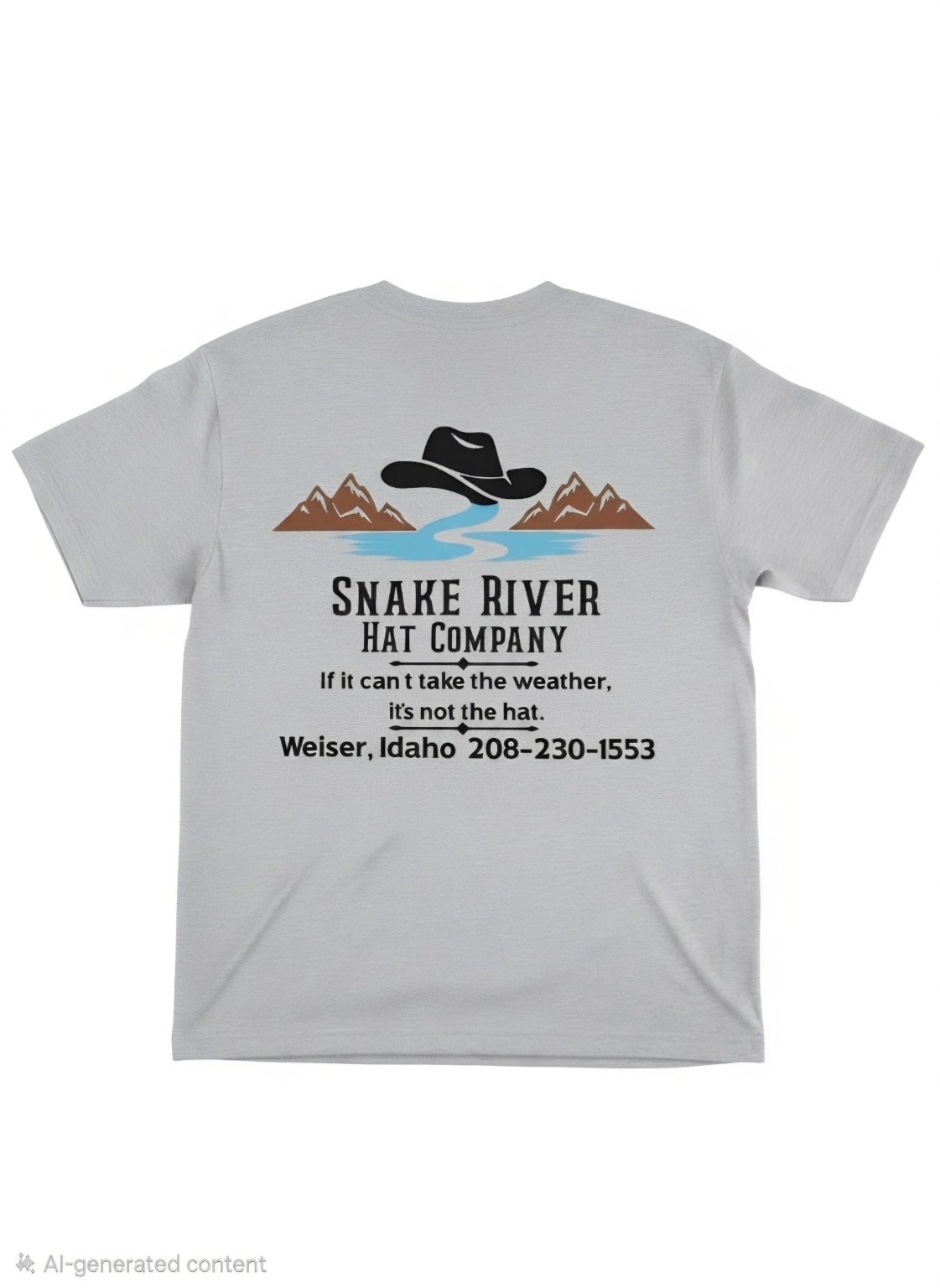 Western logo shirt back