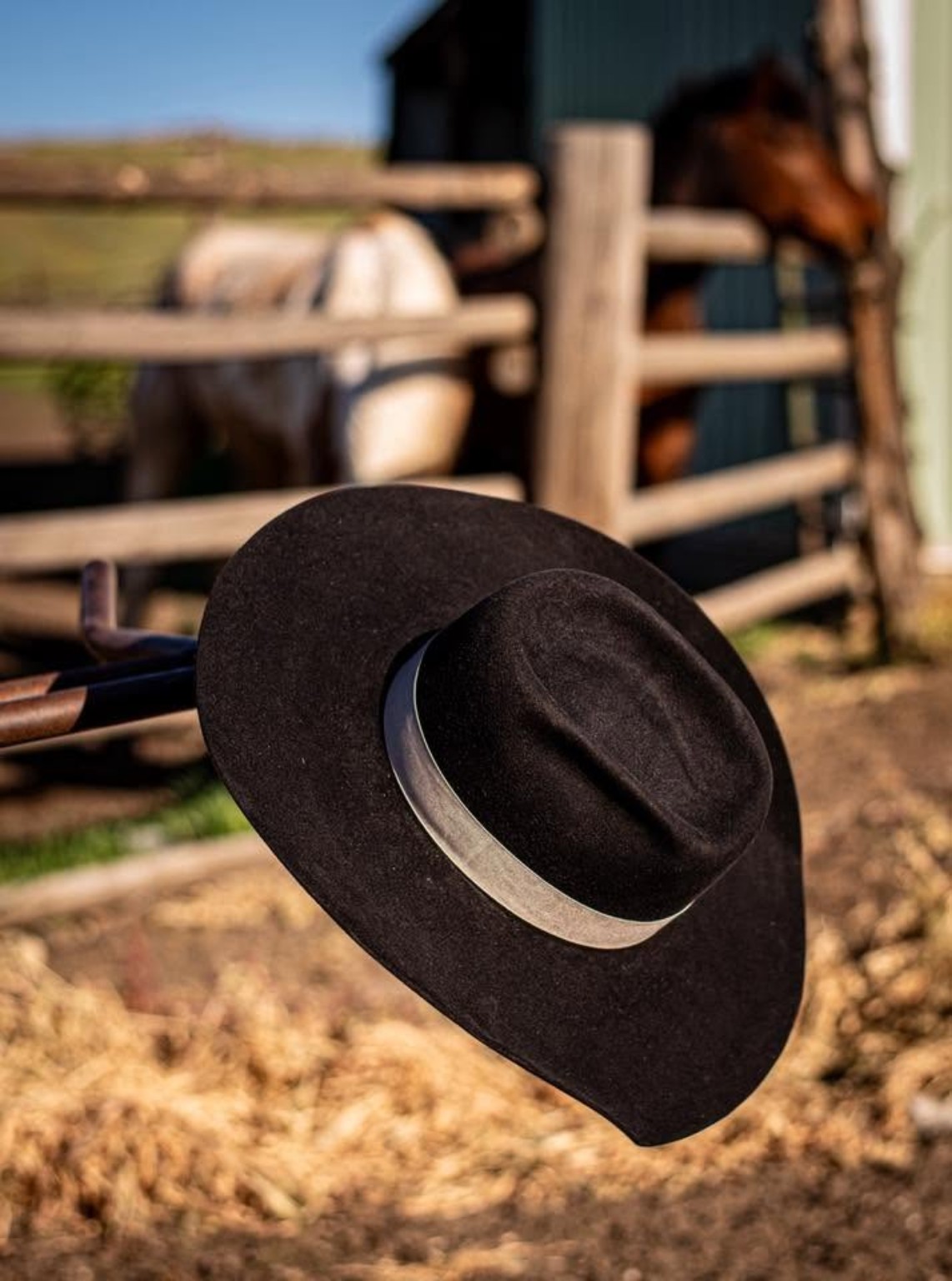 Snake River cowboy hat outdoors